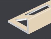 Алюминиевый L-профиль 12 мм PV03-26 светло-бежевый Ral 1015 2,7 м Алюминиевый L-профиль 12 мм PV03-26 светло-бежевый Ral 1015 2,7 м