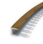 Профиль П-образный гибкий MP55 из алюминия 28 Дуб 2,7 м