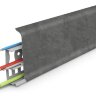 Заказать Напольный плинтус с кабель-каналом 70 мм Идеал Деконика Д-П70 548 лофт серый 2,2 м Заказать Напольный плинтус с кабель-каналом 70 мм Идеал Деконика Д-П70 548 лофт серый 2,2 м