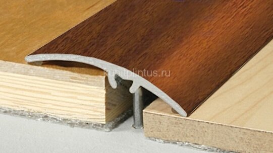 Заказать Алюминиевый порог разноуровневый скрытое крепление 50 мм Effector A65-0909 Дуб Золотистый 2,7 м 