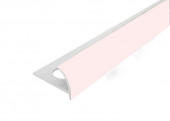 Профиль внешний ПВХ для плитки Cezar 12 мм 121 Светло-розовый 2,5 м