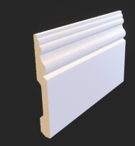 Напольный плинтус 126х16 мм Hiwood B126 из полистирола 2 м Напольный плинтус 126х16 мм Hiwood B126 из полистирола 2 м