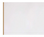 Цветная декоративная панель Decomaster B15-115 Белый 150х9х2400 мм