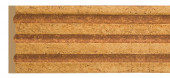 Пилястра Decomaster Ионика D201-58 Золото 100х11х2400 мм