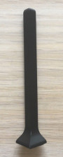 Уголок наружний для напольного плинтуса Мега-Трейд ЛП-80ун Чёрный