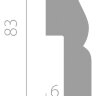 Заказать Плинтус напольный ЛДФ 15х83 мм Ultrawood Base 5340 2,44 м 