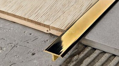 Заказать Профиль Т-образный из латуни Yakamoz ЛТ-21 латунь шлифованная 2,7 м 