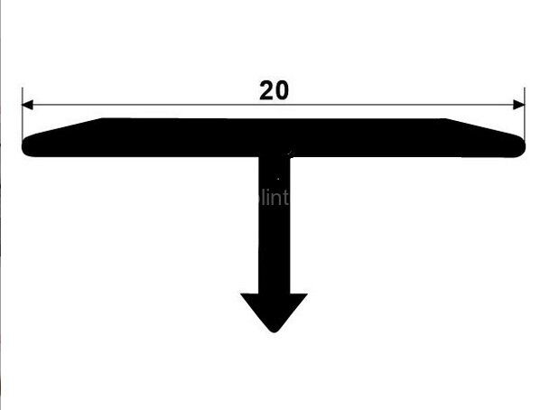 Заказать Профиль Т-образный из латуни Yakamoz ЛТ-21 латунь шлифованная 2,7 м 
