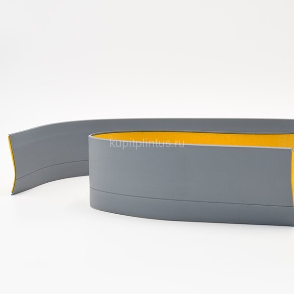 Заказать Гибкий плинтус напольный 65 мм ПГ65 серый без клея бухта 6м Заказать Гибкий плинтус напольный 65 мм ПГ65 серый без клея бухта 6м