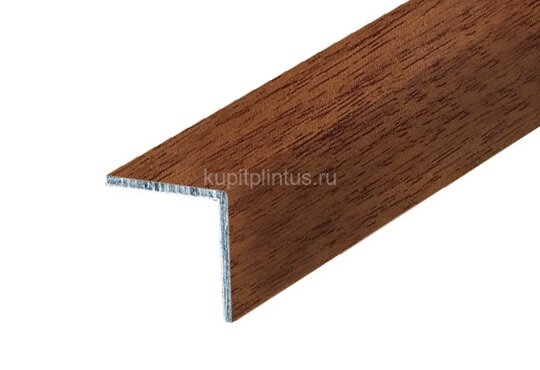 Заказать Уголок 30х30 мм алюминиевый КД Дуб темный (декорированный) 2,7 м Заказать Уголок 30х30 мм алюминиевый КД Дуб темный (декорированный) 2,7 м