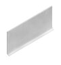 Алюминиевый плинтус напольный 60 мм NEEXY AKBD60-SW муар белый 2.5 м