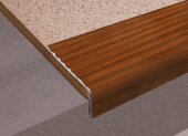 Порог угловой алюминиевый Д16 КД Вишня (декорированный) 2,7 м Порог угловой алюминиевый Д16 КД Вишня (декорированный) 2,7 м