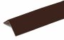 Уголок декоративный ПВХ Cezar 30х30 цвет 108 Коричневый 2,75 м