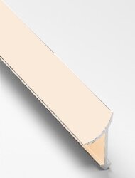 Профиль алюминиевый для плитки внутренний 10 мм Gunsen PV30-25 слоновая кость Ral 1013 2,7 м Профиль алюминиевый для плитки внутренний 10 мм Gunsen PV30-25 слоновая кость Ral 1013 2,7 м
