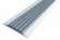 Заказать Профиль алюминиевый противоскользящий полоса Стандарт 40 мм Алюминий-Серый 2,7м 