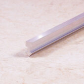Алюминиевый Т-образный профиль (вставка) ПТ-05 Серебро глянец 2,7 м