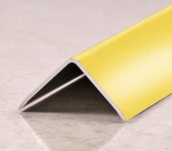 Угол защитный 20х20 мм алюминий PV63-05 Золото блестящее 2,7 м Угол защитный 20х20 мм алюминий PV63-05 Золото блестящее 2,7 м