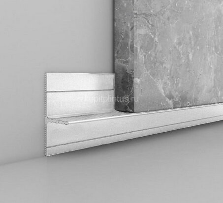Заказать Алюминиевый теневой плинтус ПО-146 Серебро матовое 2,7 м Заказать Алюминиевый теневой плинтус ПО-146 Серебро матовое 2,7 м