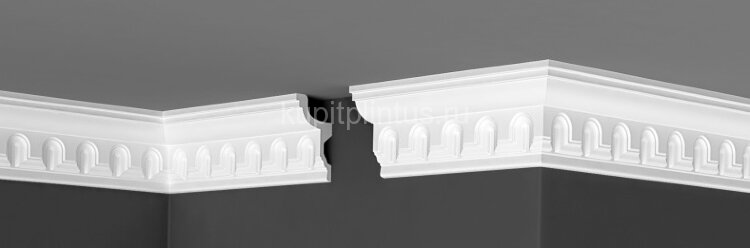 Заказать Потолочный плинтус 87х50 мм Де-Багет Декор ДП 13/100 белый 2 м Заказать Потолочный плинтус 87х50 мм Де-Багет Декор ДП 13/100 белый 2 м