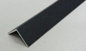 Алюминиевый уголок 15х15 мм ПБ15х15 черный муар 3 м