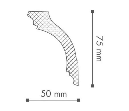 Заказать Карниз NMC Allegro AL14 75х50 2 м 
