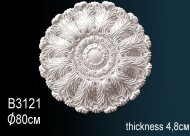 Потолочная розетка Перфект B3121 800 мм