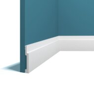 Напольный плинтус 12х80 мм Перфект Плюс P116 белый 2 м Напольный плинтус 12х80 мм Перфект Плюс P116 белый 2 м