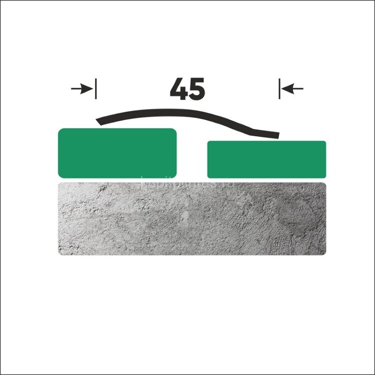 Заказать Стальной порог разноуровневый 45 мм FAP 4 M сатинированная сталь 2,7 м Заказать Стальной порог разноуровневый 45 мм FAP 4 M сатинированная сталь 2,7 м