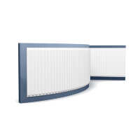 Декоративная панель гибкая Orac Decor 3D W214F белый полиуретан 200x40x1.5 см Декоративная панель гибкая Orac Decor 3D W214F белый полиуретан 200x40x1.5 см