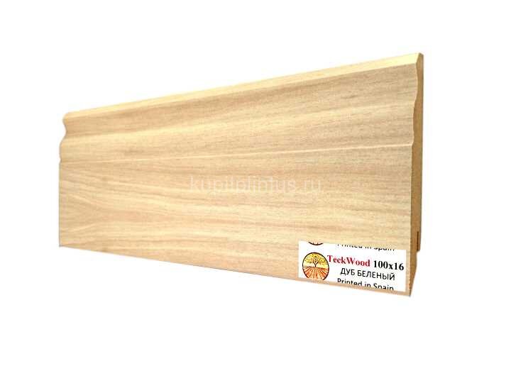 Заказать Напольный плинтус МДФ Teckwood цветной 100х16 Дуб Беленый 2.15 м Заказать Напольный плинтус МДФ Teckwood цветной 100х16 Дуб Беленый 2.15 м