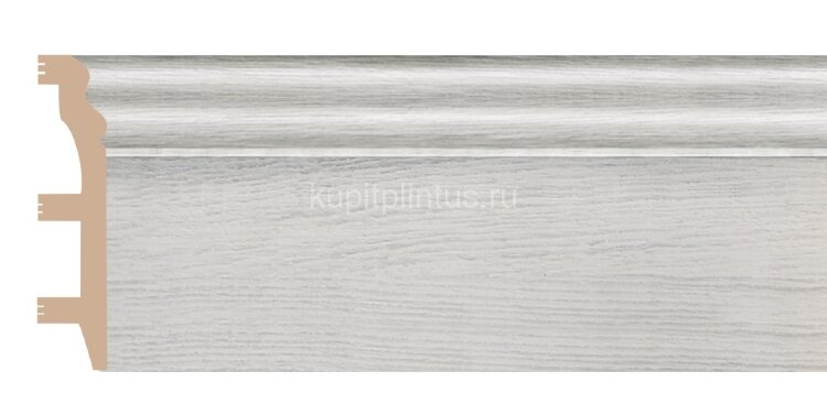 Заказать Напольный плинтус Decomaster D232-84 ШК/14 из полистирола 100х22х2400 мм 