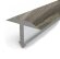 Заказать Декорированный Т-профиль из алюминия Т-26 КД Дуб пепельный 2,7 м 
