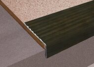 Порог угловой алюминиевый Д16 КД Венге (декорированный) 2,7 м Порог угловой алюминиевый Д16 КД Венге (декорированный) 2,7 м