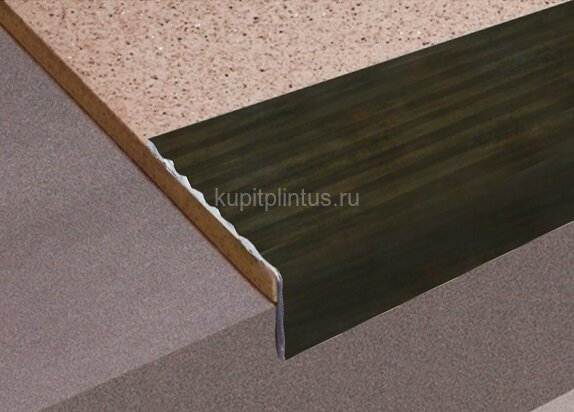 Заказать Порог угловой алюминиевый Д16 КД Венге (декорированный) 2,7 м Заказать Порог угловой алюминиевый Д16 КД Венге (декорированный) 2,7 м