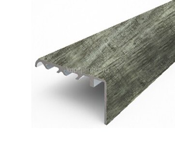Заказать Порог угловой (профиль Г-образный) MP48 из алюминия 47 Дуб графитовый 2,7 м Заказать Порог угловой (профиль Г-образный) MP48 из алюминия 47 Дуб графитовый 2,7 м
