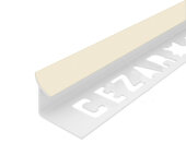 Профиль ПВХ для плитки Cezar внутренний 9 мм 125 Светло-бежевый 2,5 м