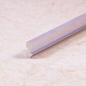 Алюминиевый Т-образный профиль (вставка) ПТ-05 Серебро матовое 2,7 м