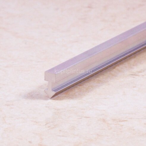 Заказать Алюминиевый Т-образный профиль (вставка) ПТ-05 Серебро матовое 2,7 м Заказать Алюминиевый Т-образный профиль (вставка) ПТ-05 Серебро матовое 2,7 м