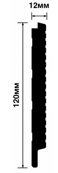 Заказать Стеновая панель 120х12 мм Hiwood LV127L BR490 под дерево 2,7м Заказать Стеновая панель 120х12 мм Hiwood LV127L BR490 под дерево 2,7м