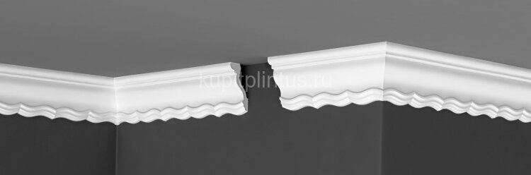 Заказать Потолочный плинтус 72х35 мм Де-Багет Декор ДП 14/80 белый 2 м Заказать Потолочный плинтус 72х35 мм Де-Багет Декор ДП 14/80 белый 2 м