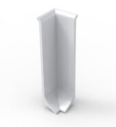 Уголок внутренний для напольного плинтуса Мега-Трейд ЛП-40ув Серебристый Уголок внутренний для напольного плинтуса Мега-Трейд ЛП-40ув Серебристый