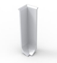 Уголок внутренний для напольного плинтуса Мега-Трейд ЛП-40ув Серебристый Уголок внутренний для напольного плинтуса Мега-Трейд ЛП-40ув Серебристый