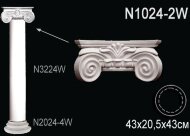 Капитель колонны Перфект N1024-2W 205х430х430 мм Капитель колонны Перфект N1024-2W 205х430х430 мм