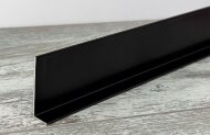 Алюминиевый плинтус теневой под гипсокартон ПБ-40х13 черный муар 3м Алюминиевый плинтус теневой под гипсокартон ПБ-40х13 черный муар 3м