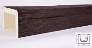 Декоративная балка из полиуретана 120х110 мм Уникс Модерн М11 Темный дуб 2 м
