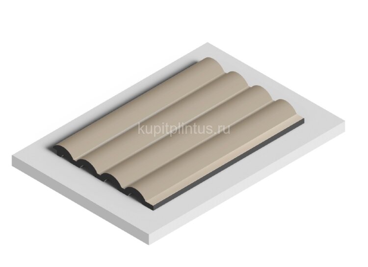 Заказать Стеновая панель 12х120 мм HiWood LV140 BR432 бежевая 2,7 м 