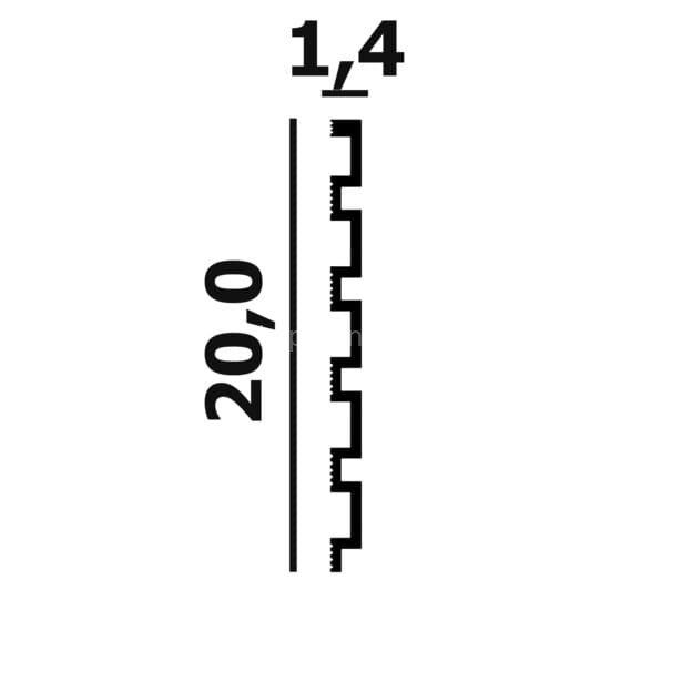 Заказать Стеновая декоративная панель Перфект Плюс P122 белый ударопрочный полимер 14х200х2000 мм 