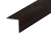Уголок 15х15 мм алюминиевый Л Венге (ламинированный) 2,7 м Уголок 15х15 мм алюминиевый Л Венге (ламинированный) 2,7 м