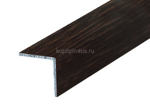 Заказать Уголок 15х15 мм алюминиевый Л Венге (ламинированный) 2,7 м 