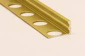 L-профиль алюминиевый 12 мм Евротрим L-12.00 золото 2.7 м